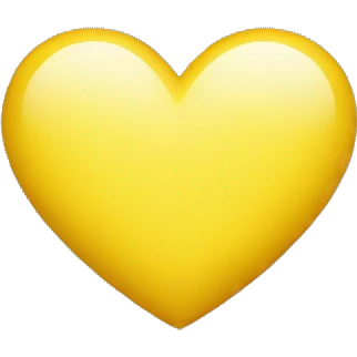 Yellow heart  emoji