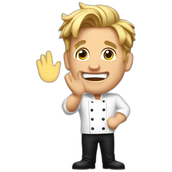gordon ramsey clapping cheeks emoji