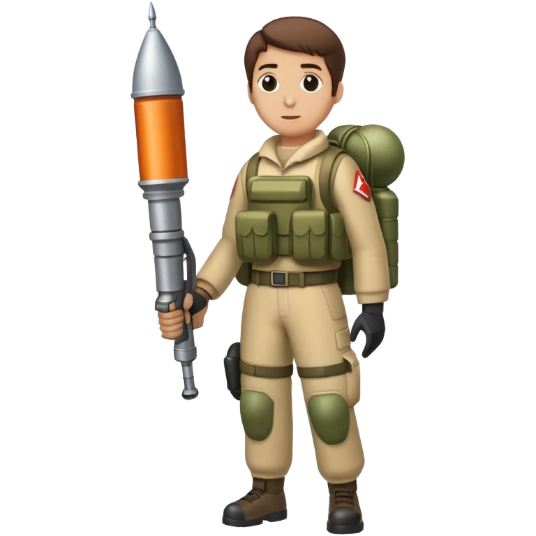 Terrorist holding RPG emoji
