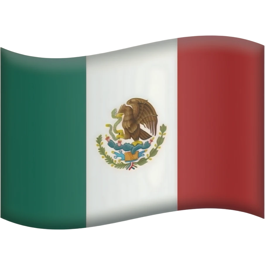Bandera imperio mexicano emoji