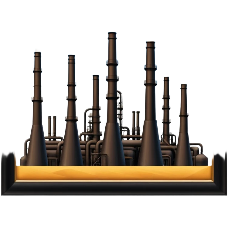 black oil refineries emoji