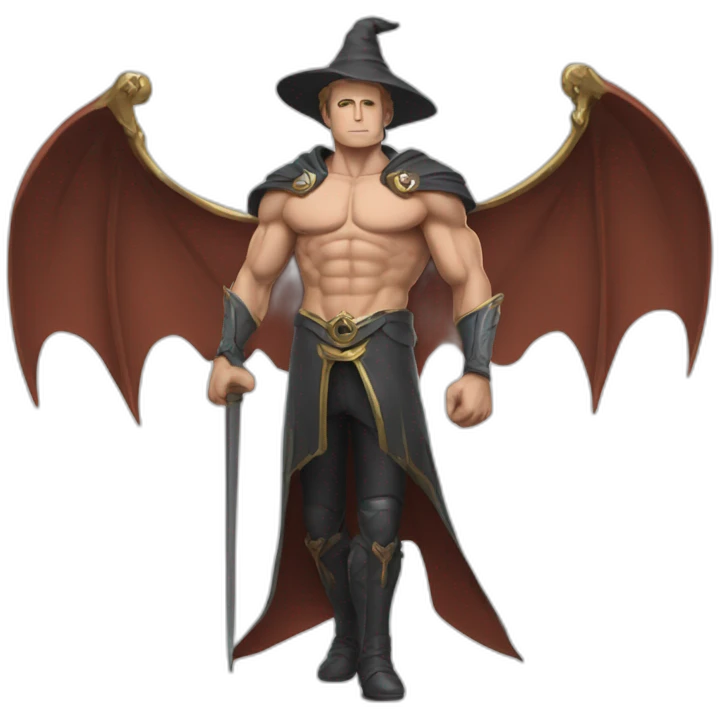 muscle macron wizard emoji