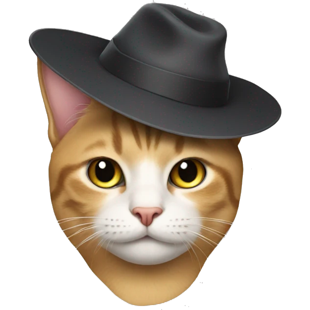 Cat with a hat emoji