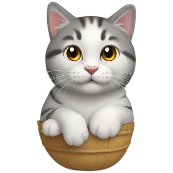Кошка с киской emoji