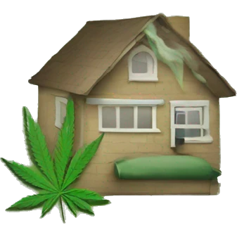 House of cannabis  emoji