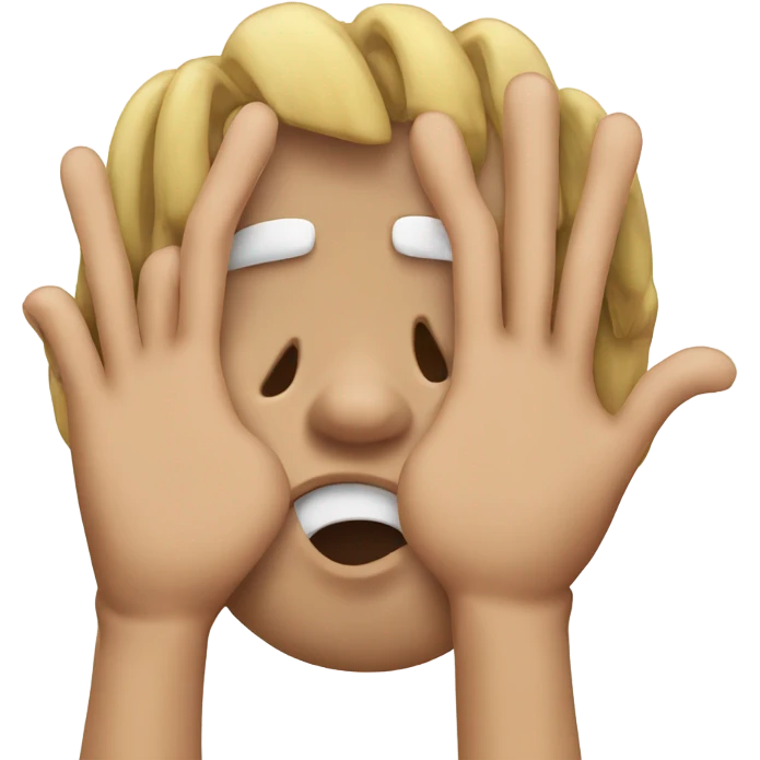 face palm emoji