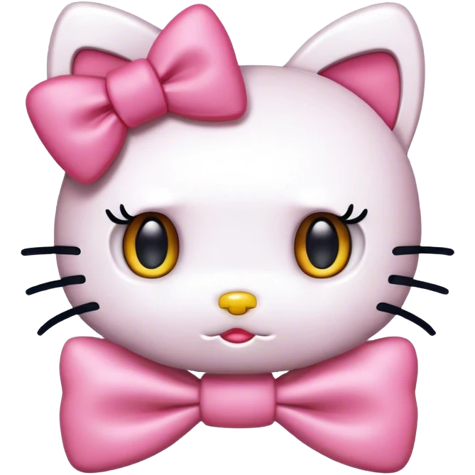 
Hello kitty con muchos moños  emoji