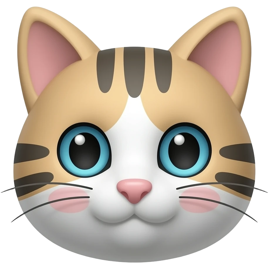 a typeface who's a cat emoji