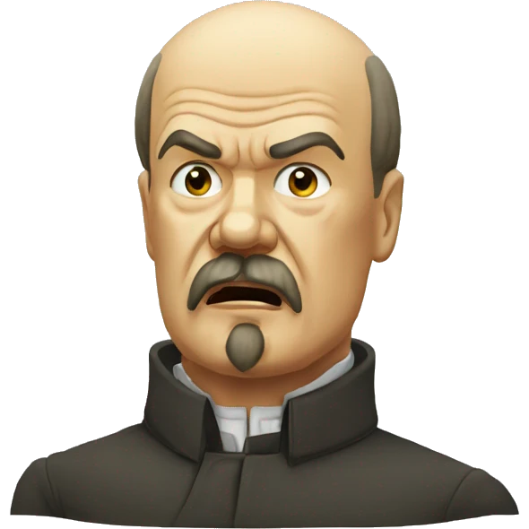 Vladimir Lenin in shock emoji