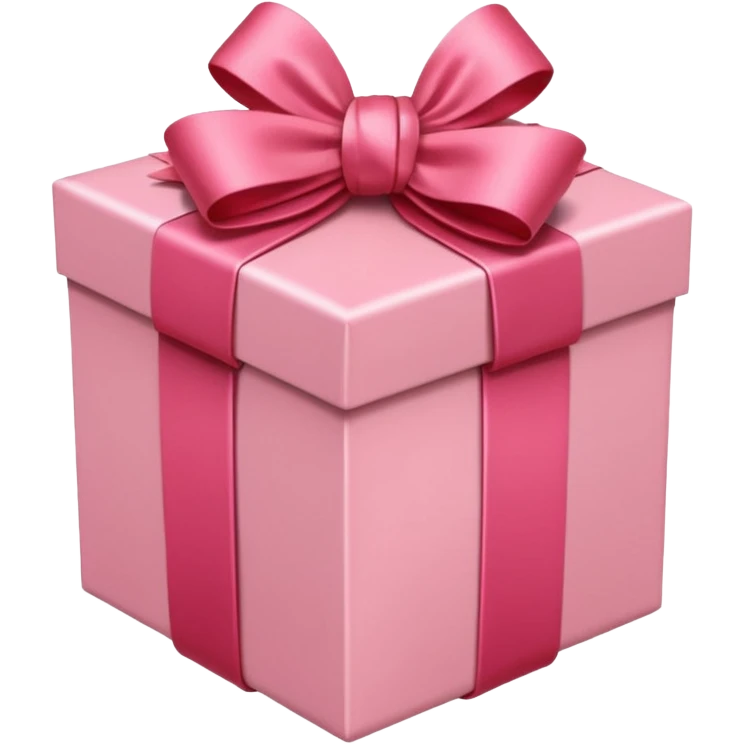 gift box red with pink pale satin bow

 emoji