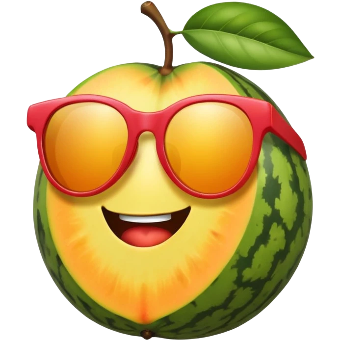 FRUIT WITH SUNGLASS emoji