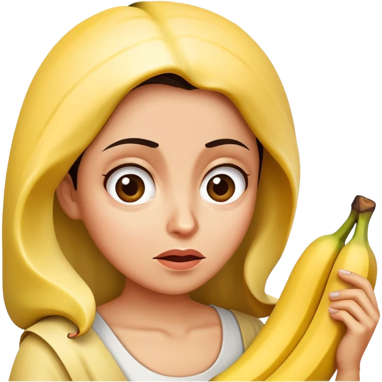 A woman like katayoun riahi hate banana  emoji