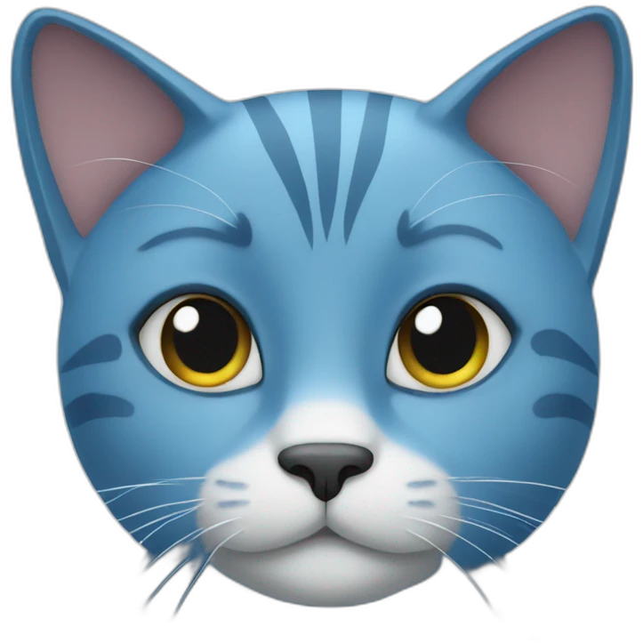 blue cat emoji