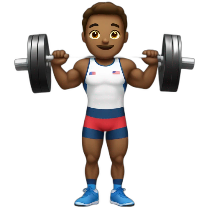 Olympic weightlifter emoji
