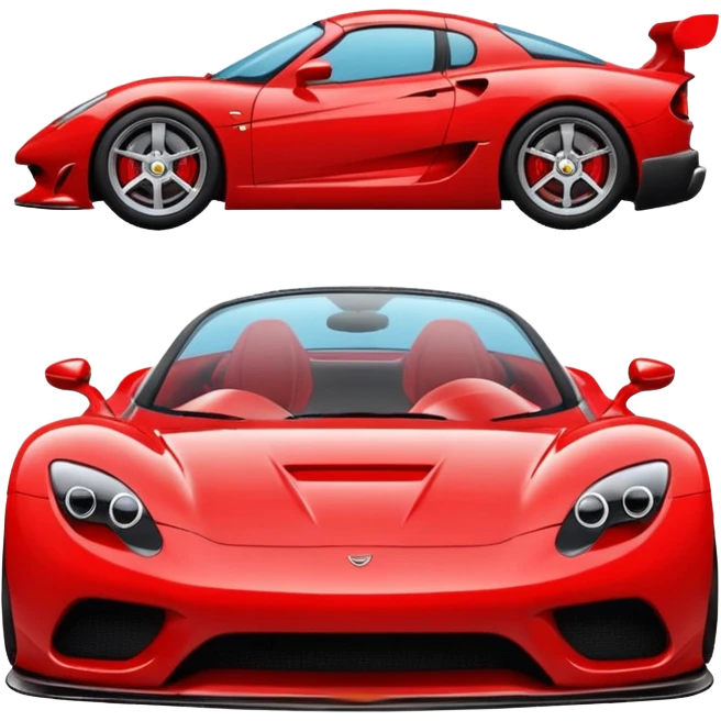 Sport car emoji