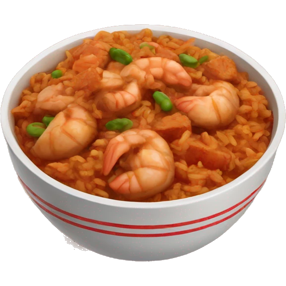 Bowl of jambalaya  emoji