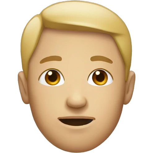 Blank face emoji