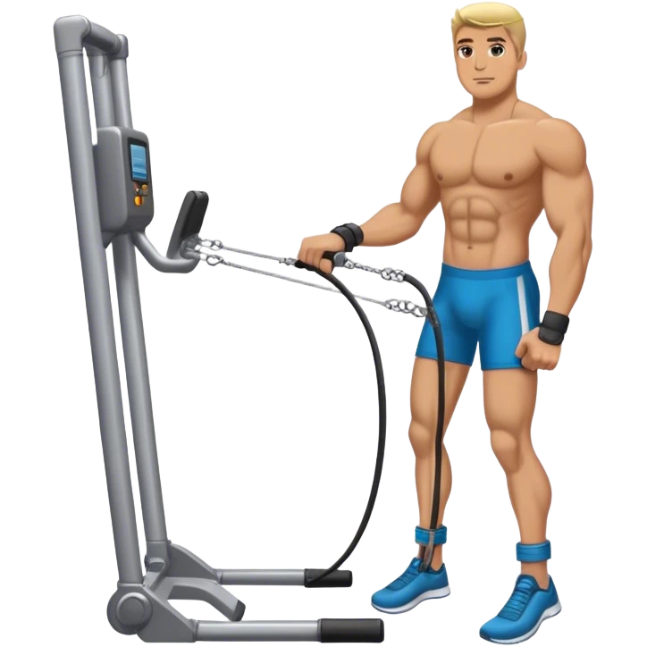 standing cable-machine-leg-raise with ankle-cuffs emoji