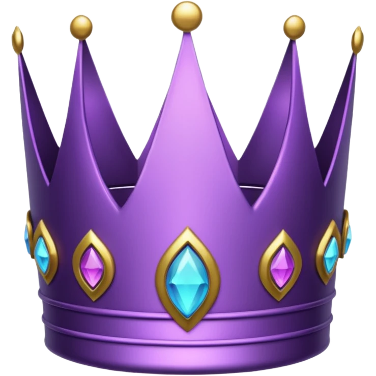 Purple crown for discord emoji