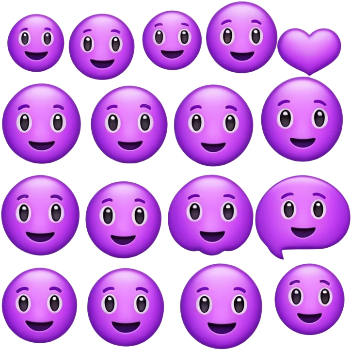 Purple emojis  emoji