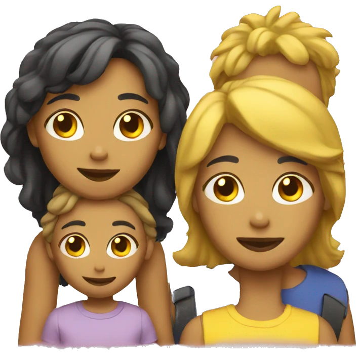 yellow family emoji