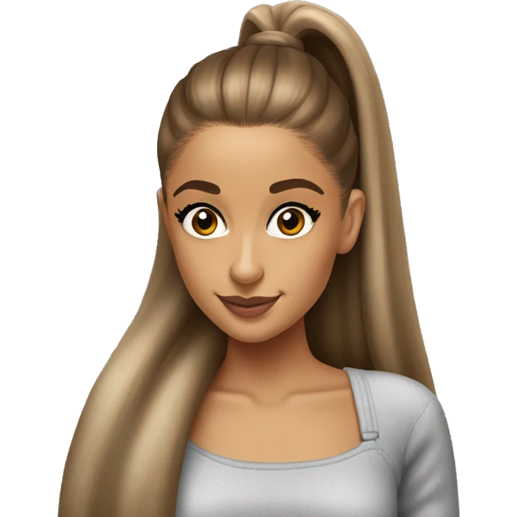 Ariana grande avec une femme grosse  emoji