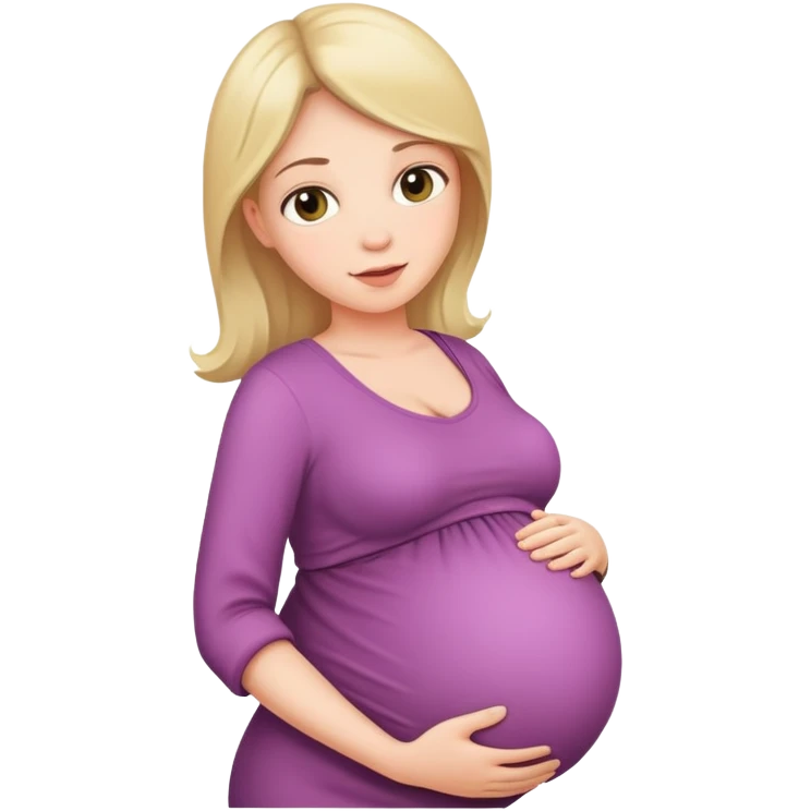 Pregnant lady emoji