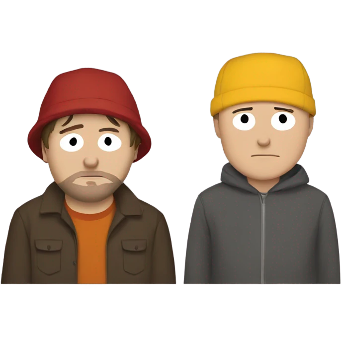 Cartman and Kenny  emoji
