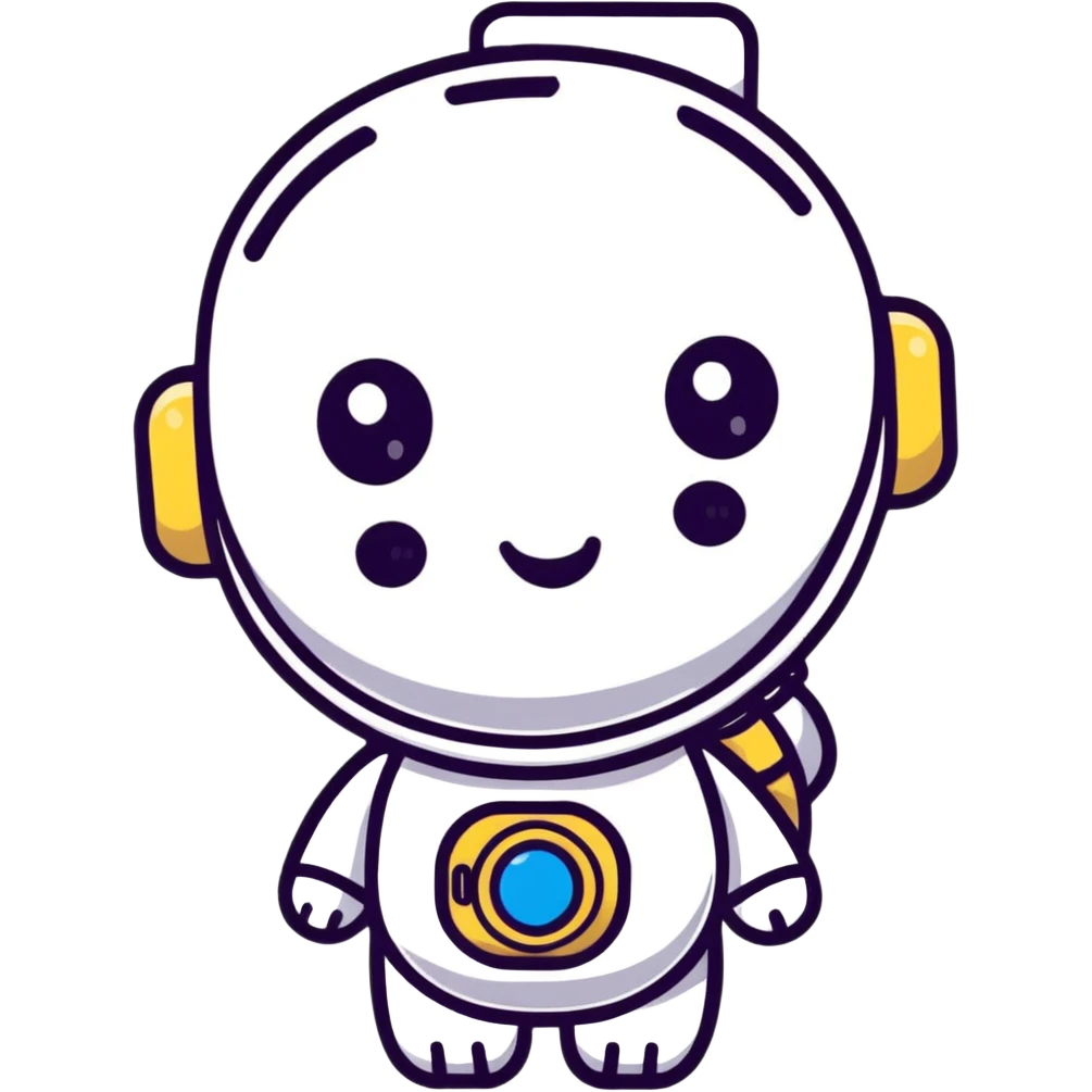 cute expression chatbot emoji