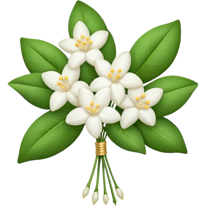 jasmine bouquet without bottle emoji