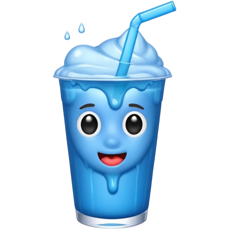 dronkey drinking slush emoji