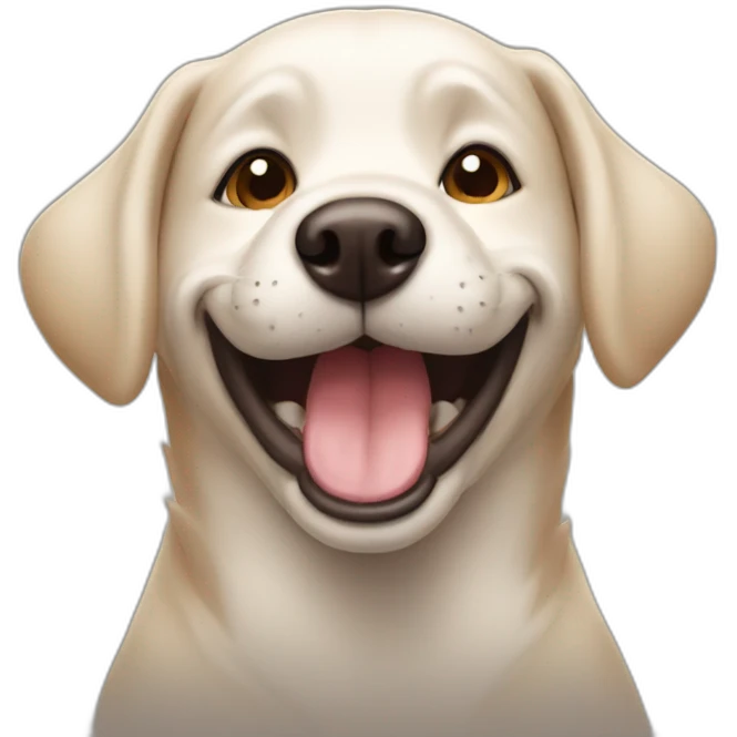 smile dog emoji