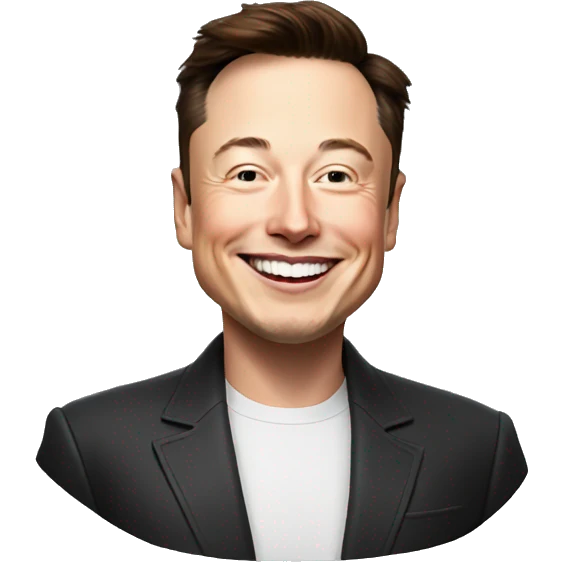 elon musk smile emoji