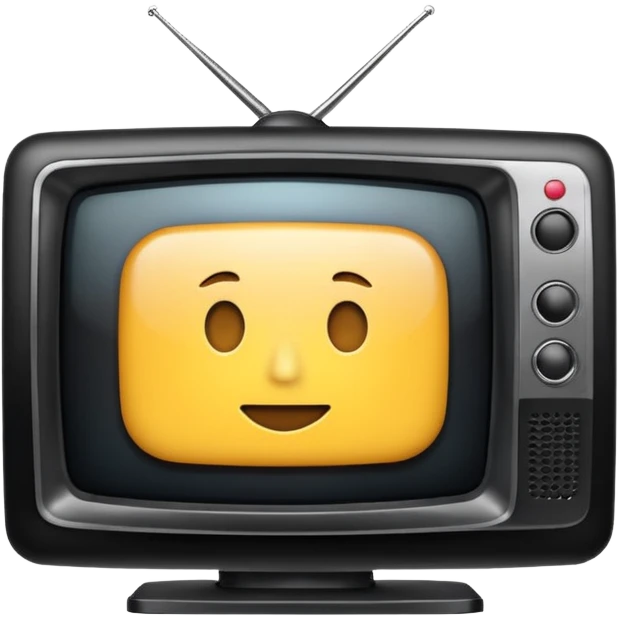 Create an emoji in which it is representing an app like YouTube professional logo of this app but don't make it like YouTube this app name as :- InSights TV emoji
