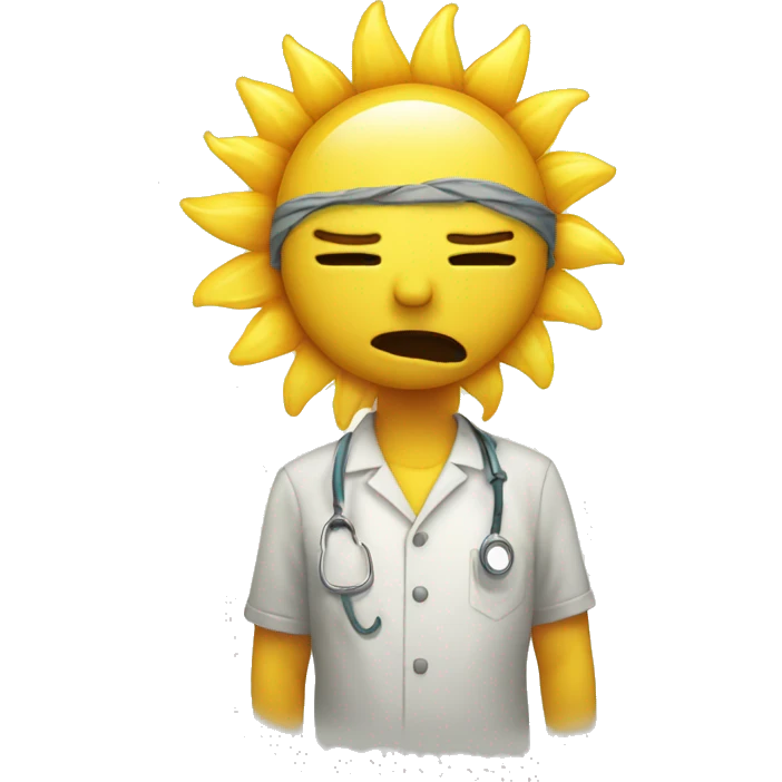sick sunshine emoji