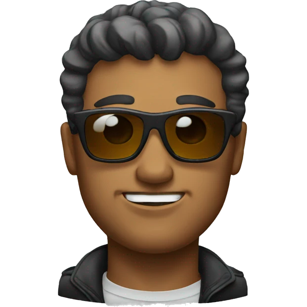 rich strong guy wearing sunglassess emoji