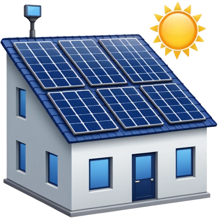 solar panel on roof emoji emoji