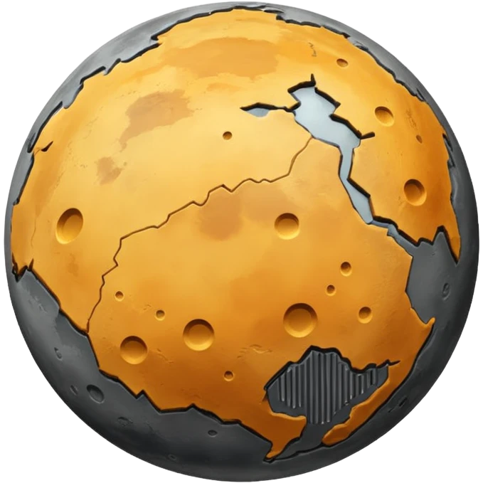The planet Mercury emoji