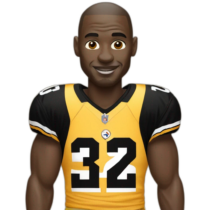 michael jordan wearing steelers jersey emoji