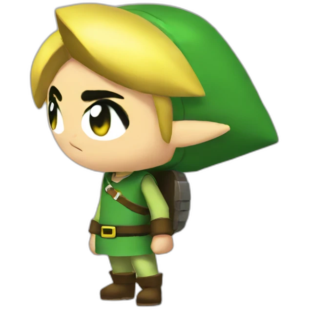toon link with bomb emoji