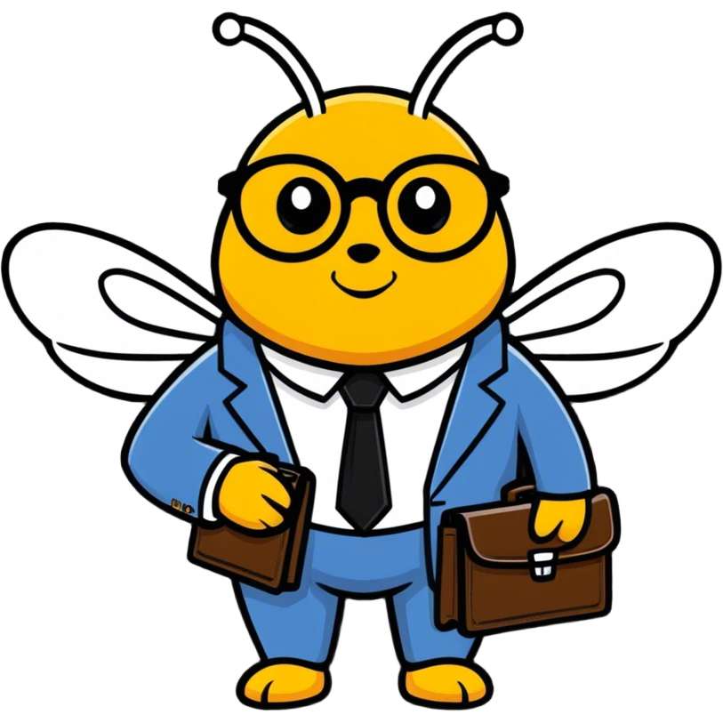 realtor bee  emoji