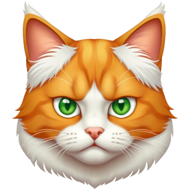 Angry kitty cat emoji
