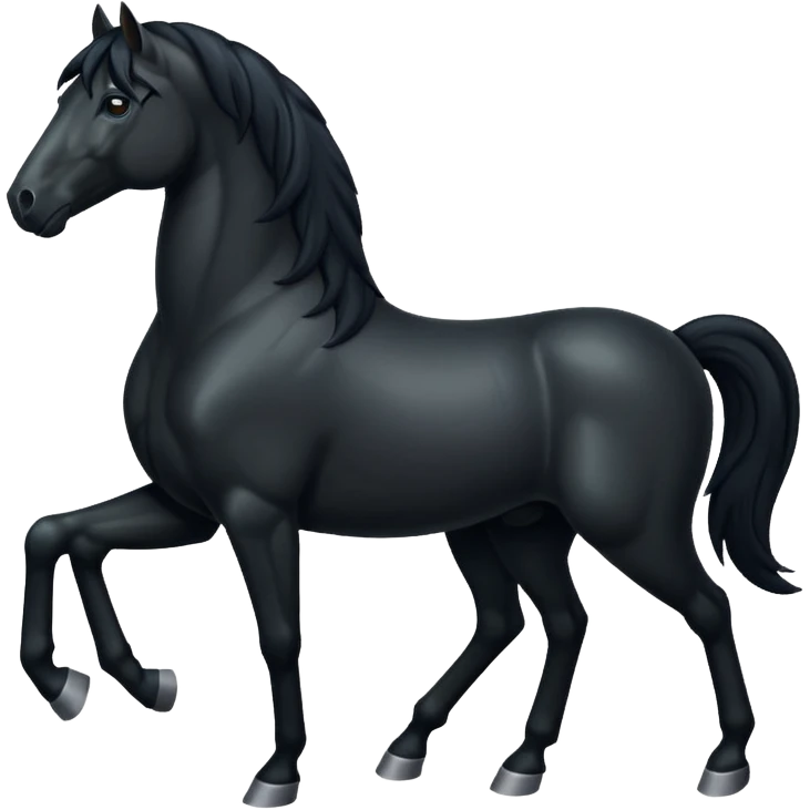 Black horse emoji