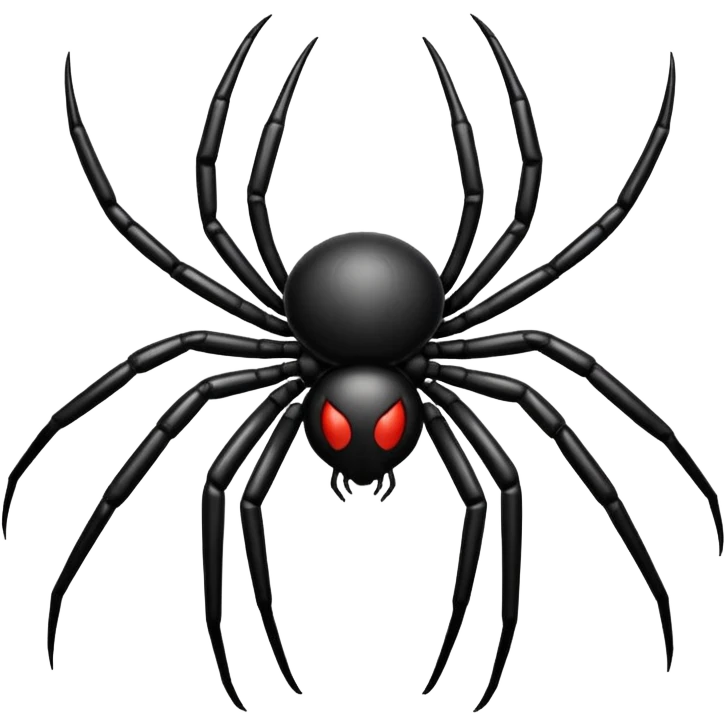 Spider vector emoji