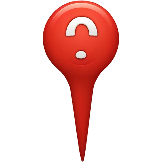 red location pin  emoji