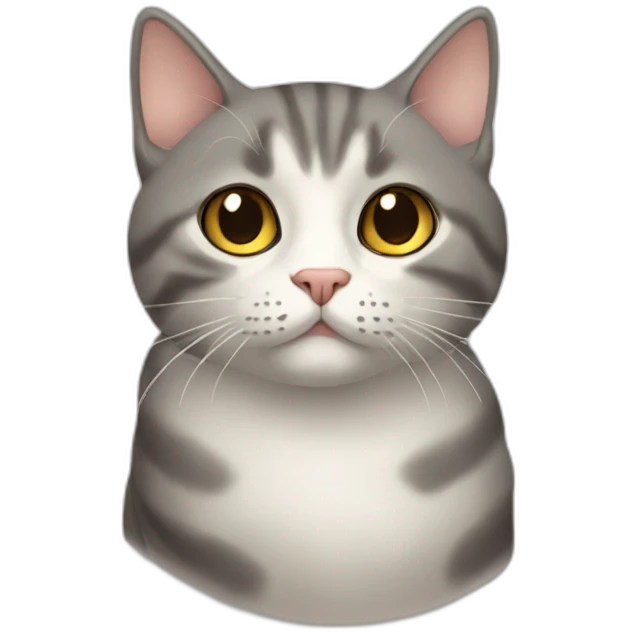 Gato gordo emoji