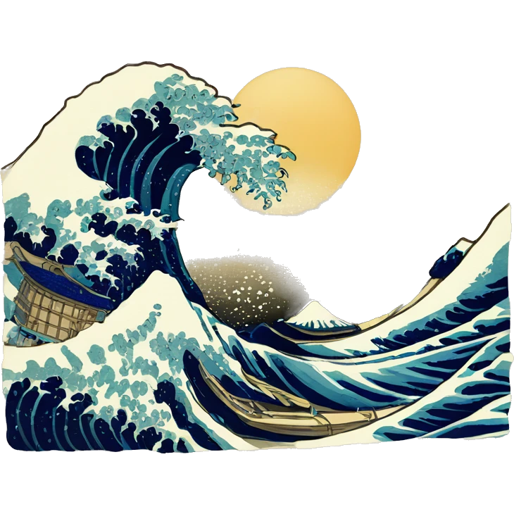 Katsushika Hokusai emoji