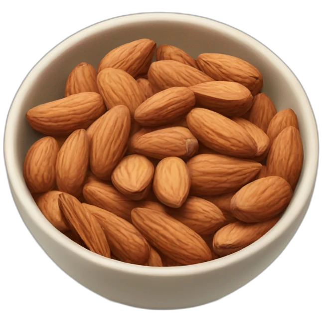 Bowl of Rosemary almonds emoji