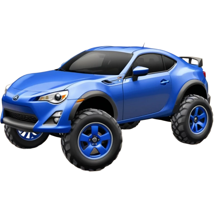 Ultramarine 2013 Off road 4wd monster truck scion fr-s silver wheels  emoji