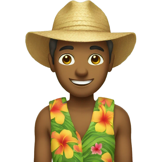 Hawaii vacation emoji
